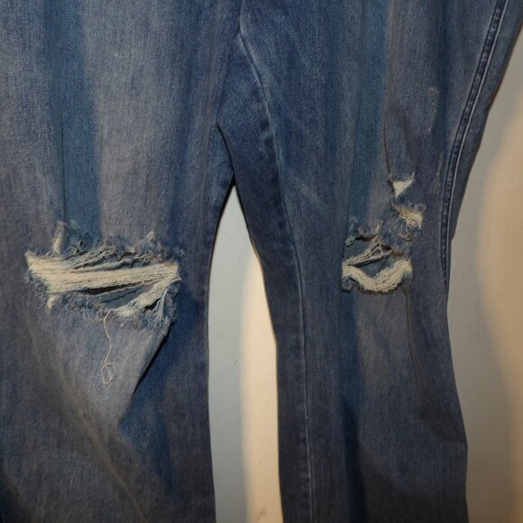 Judy Blue Distressed Straight Fit Jeans Sz 18W - Picture 3 of 7
